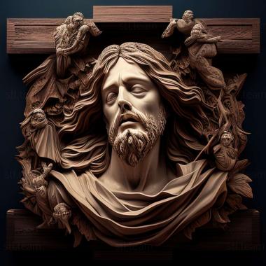 3D model jesus (STL)